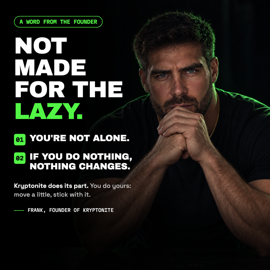 A word from the founder: not made for the lazy